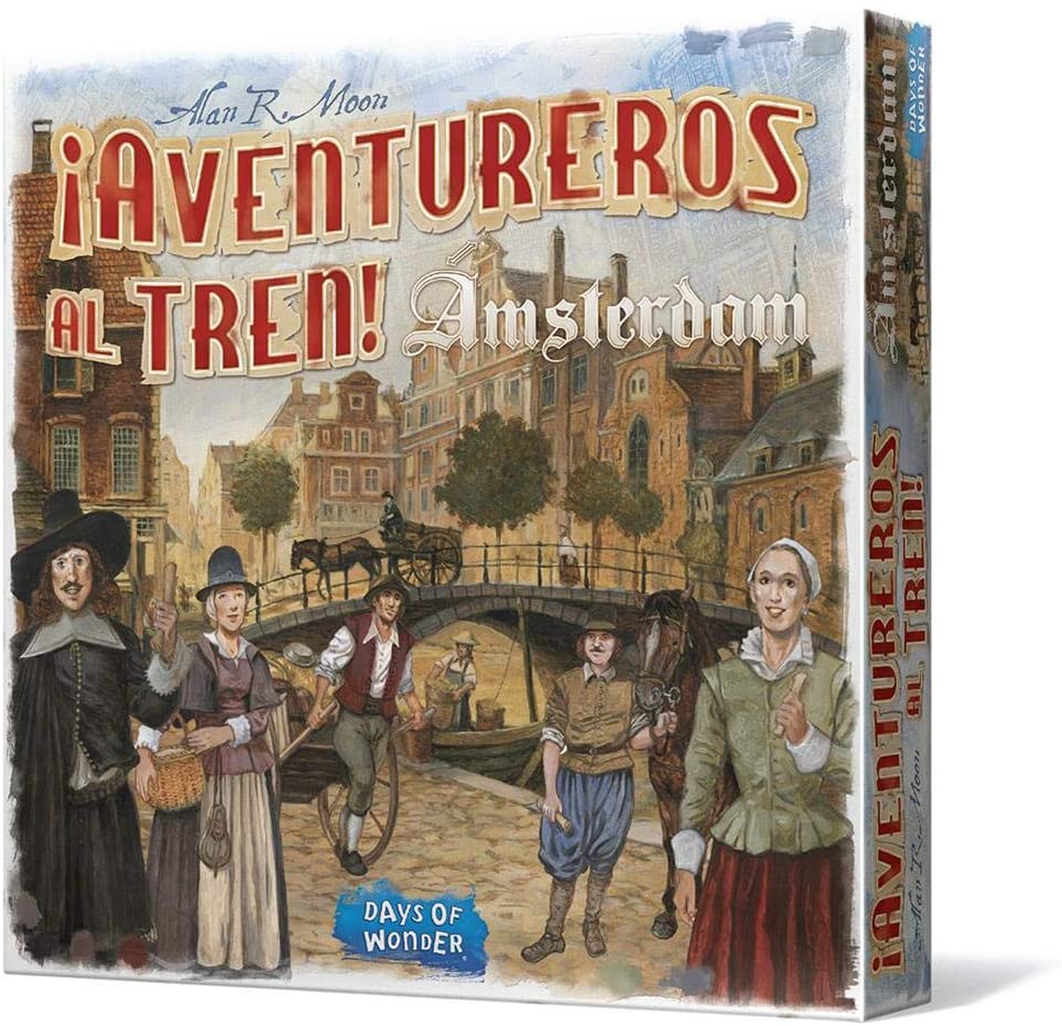 Juego de mesa ¡Aventureros al Tren! Amsterdam