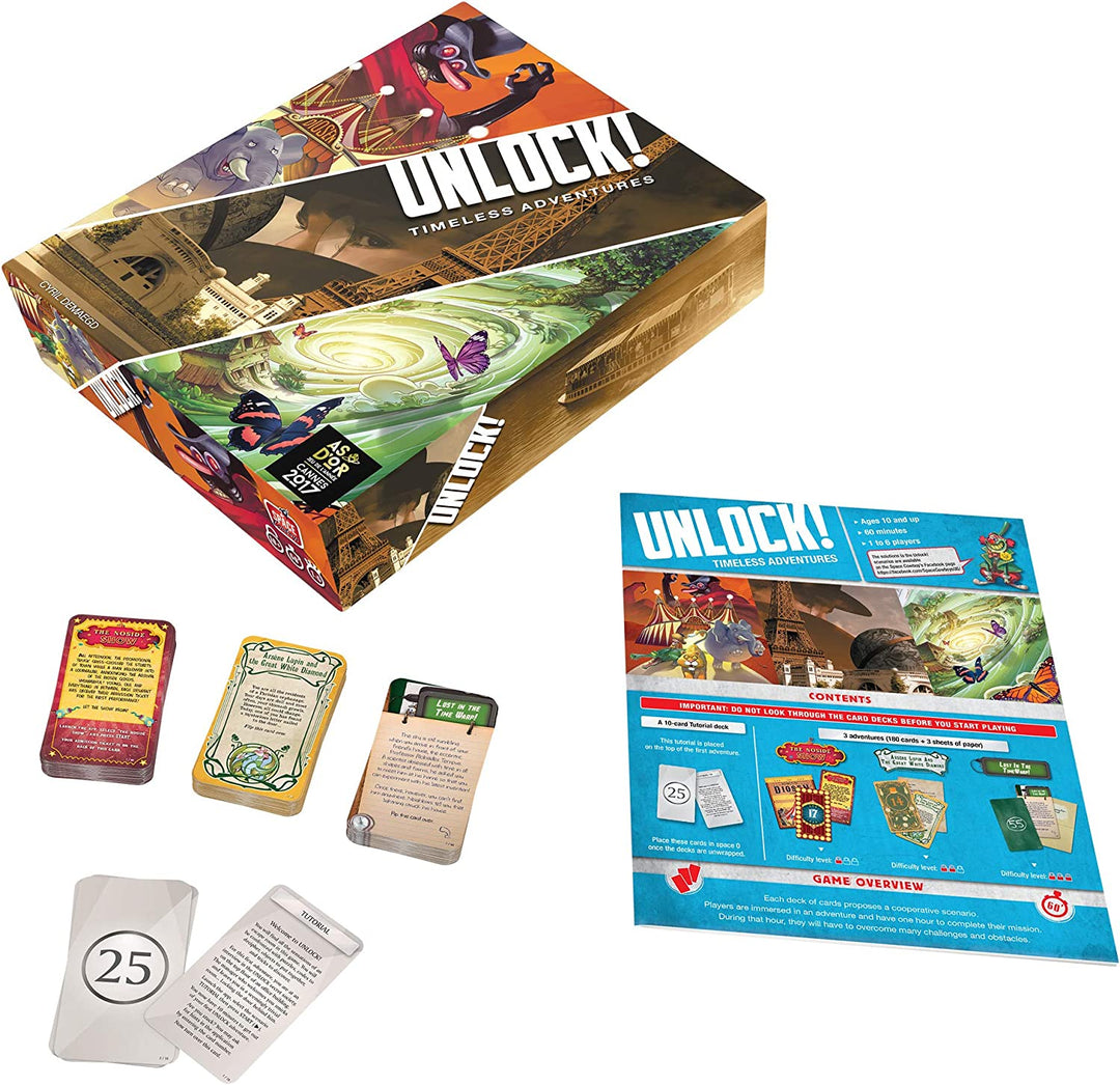 Juego De Mesa Desbloquear Aventuras Atemporales