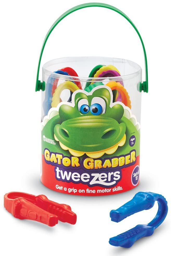 Pinza 1 Unidad Motricidad Fina Gator Amarillo