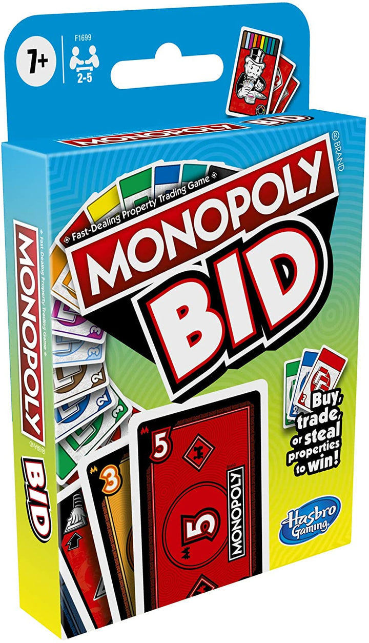 Monopoly Subasta Juego De Cartas Familiar
