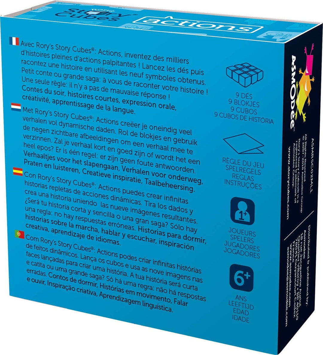 Juego De Mesa Story Cubes Acciones