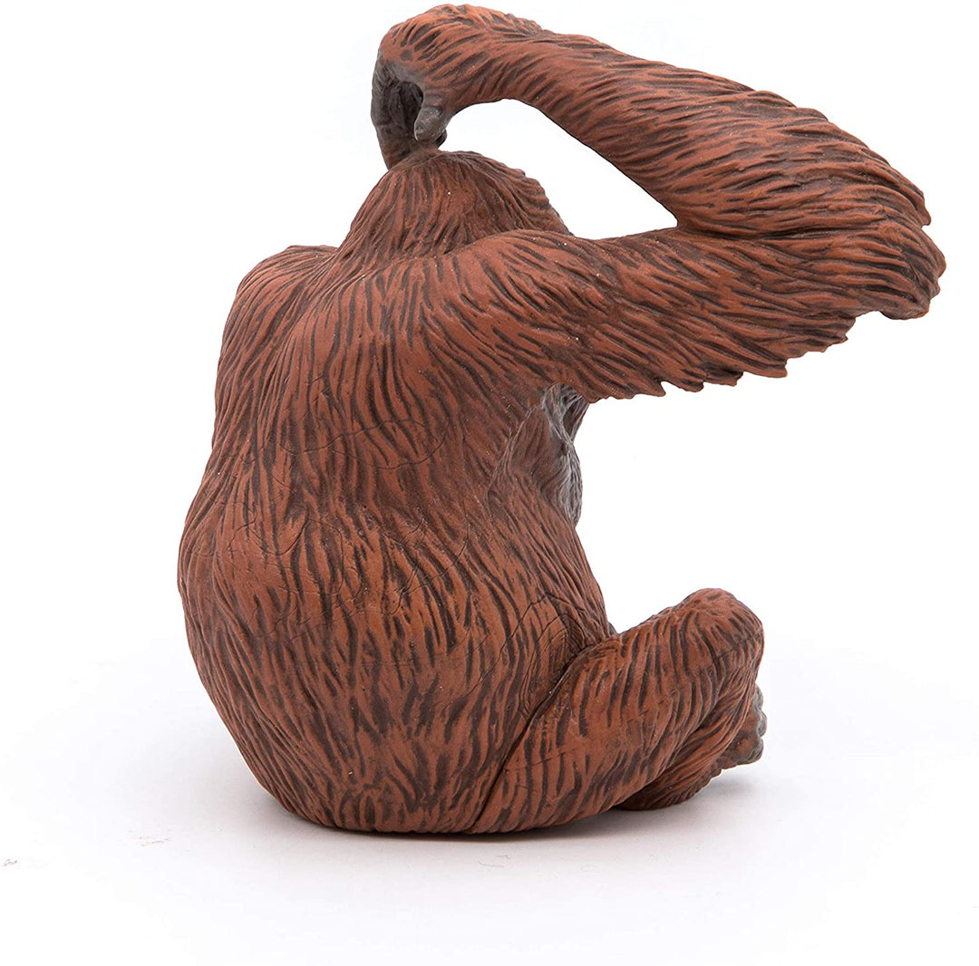 Figura Animales Orangután Pintado a Mano