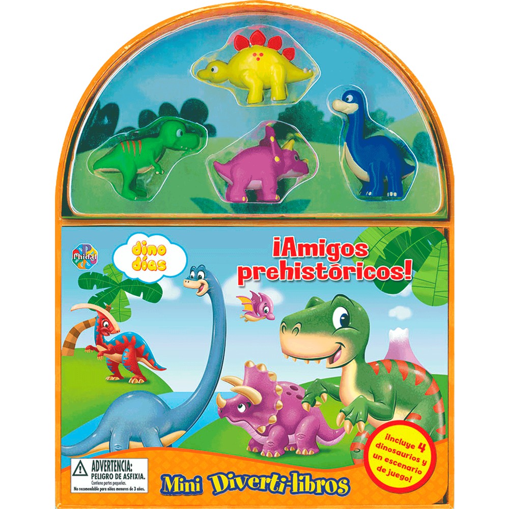 Libro y Juego 2 En 1 Animales Dinosaurios