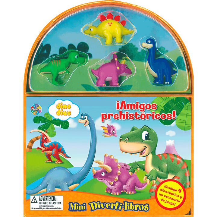 Libro y Juego 2 En 1 Animales Dinosaurios