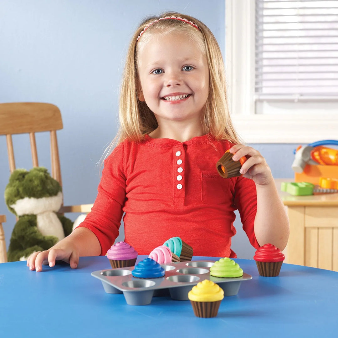 Juego de Clasificacion Cupcakes Formas Y Colores Para Niños