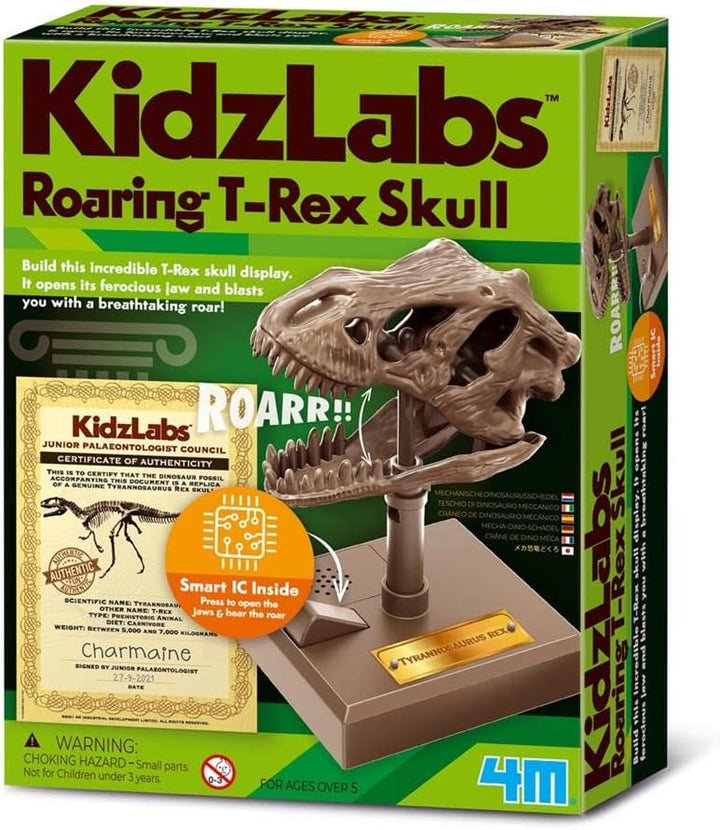 Experimento Craneo Rugiente T-Rex