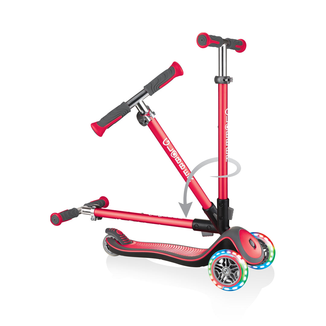 Patineta Elite Deluxe Roja con Luces