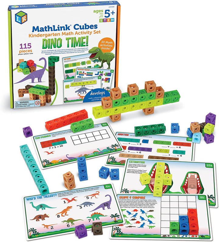 Juego didáctico Matemáticas Cubos Dinosaurios para niños