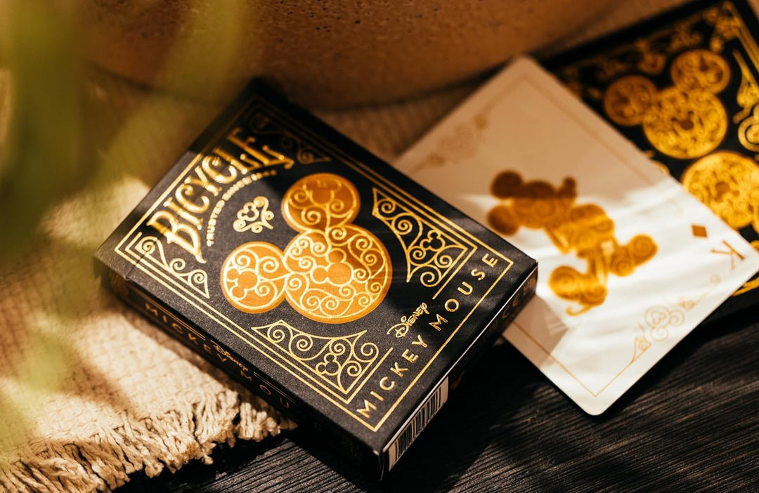 Cartas Bicycle Gold Mickey Naipes Magia