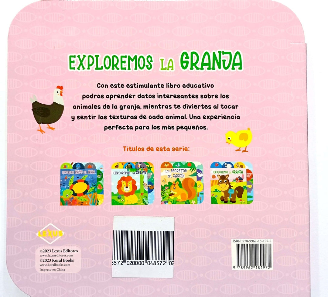 Libro Sensorial Exploremos La Granja