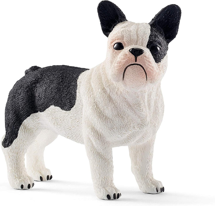 Figura Animales Perro Bulldog Frances Pintado A Mano