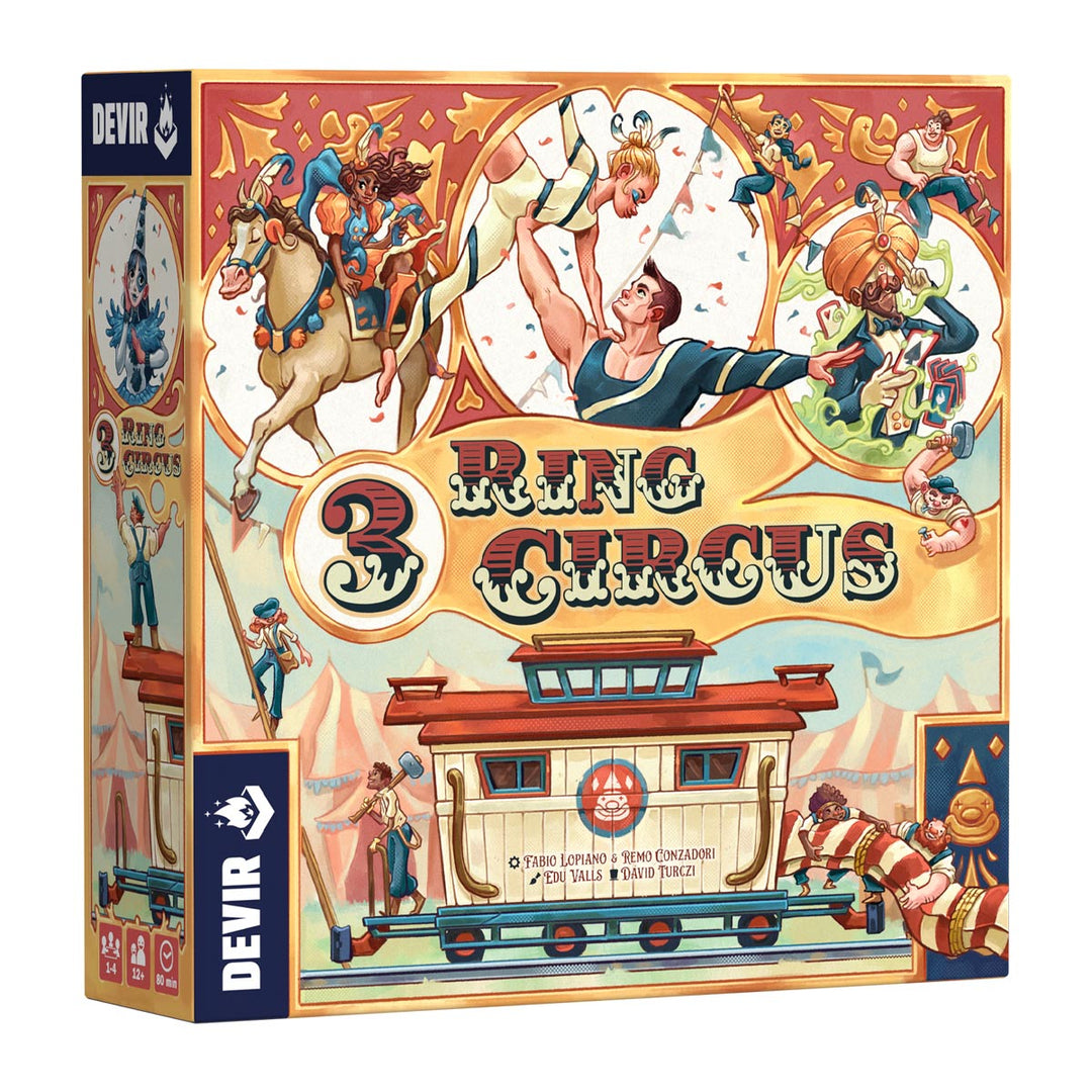 Juego De Mesa 3 Ring Circus Niños Adultos