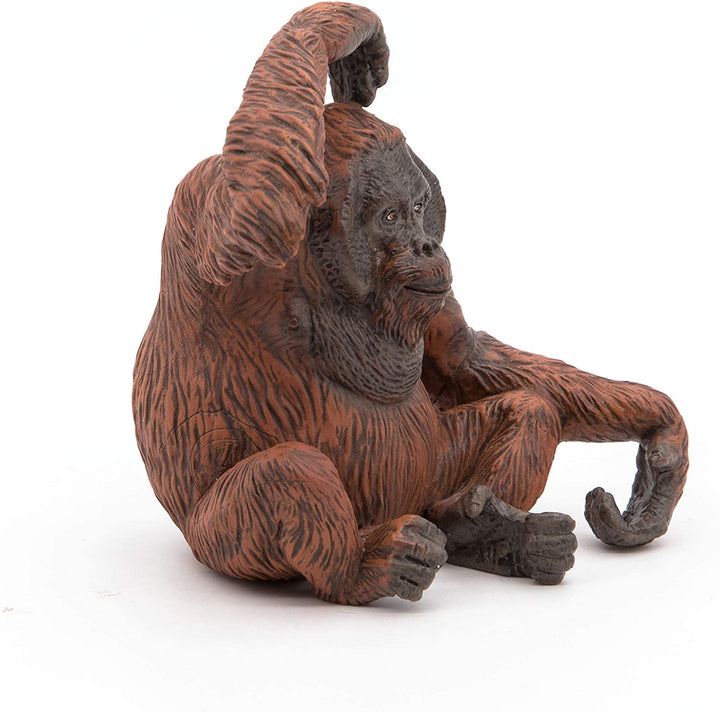 Figura Animales Orangután Pintado a Mano