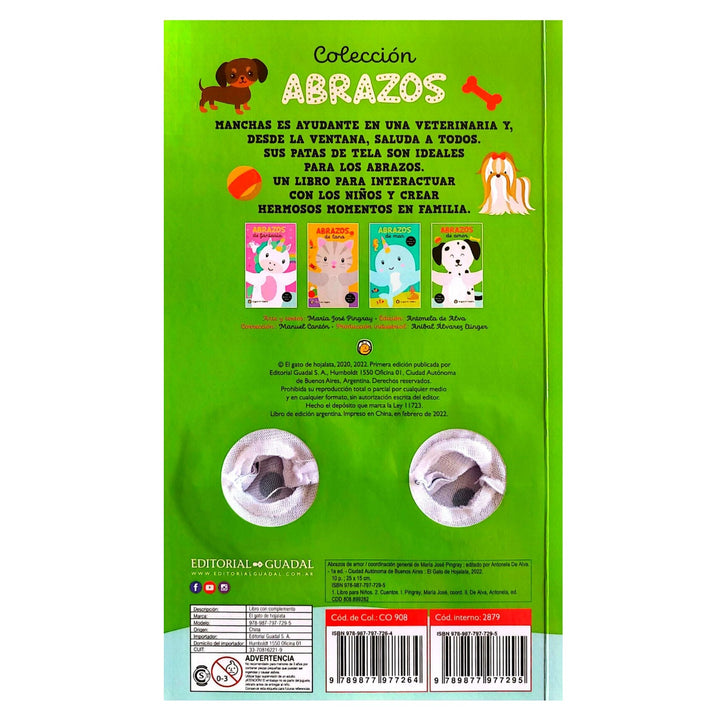 Libro Y Titere De Dedo Abrazos De Perro