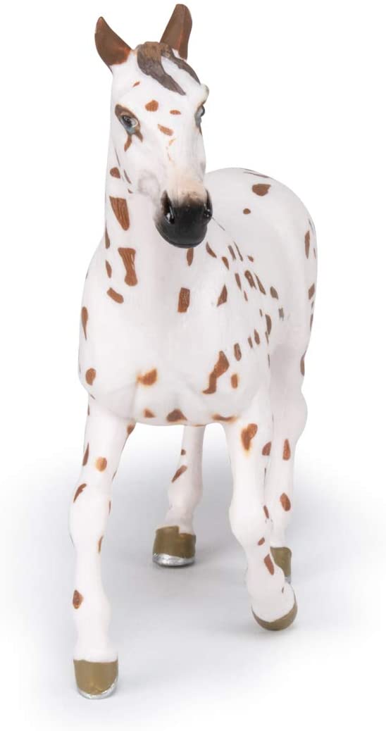 Figura Animales Yegua Appaloosa Pintada a Mano