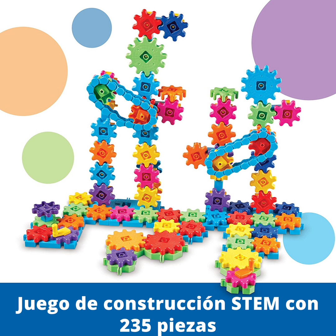 Juego didáctico de Construccion Engranajes Deluxe niños