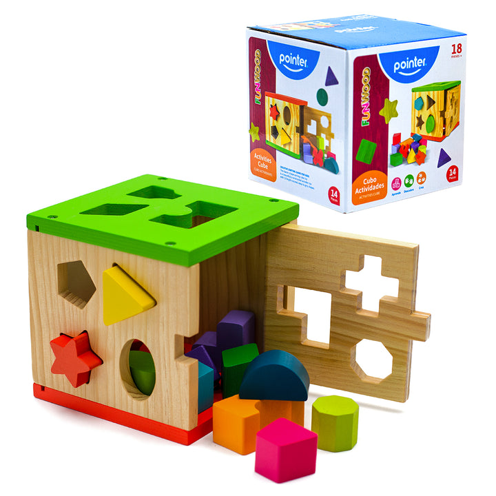 Cubo Montessori Figuras Encajar