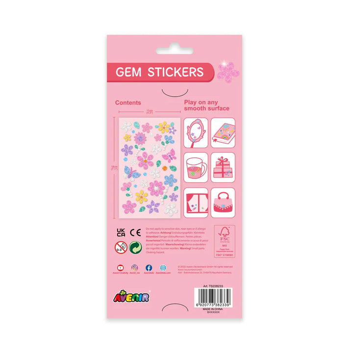 Set De Arte y Manualidades Gemas Para Decorar Flores