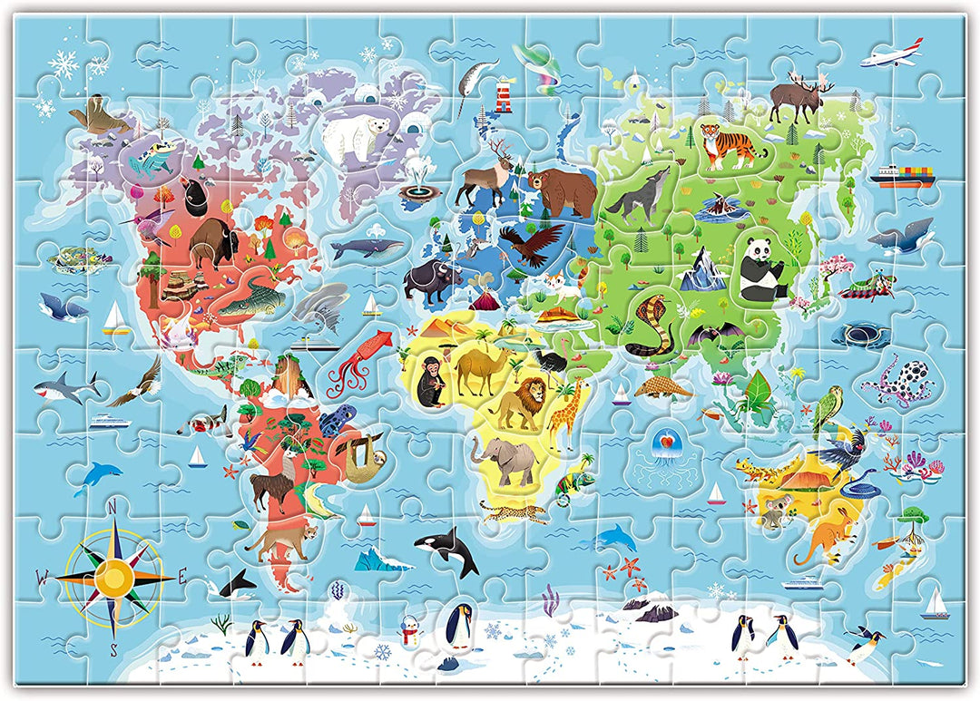 Rompecabezas Y Juego De Mesa Descubre El mundo