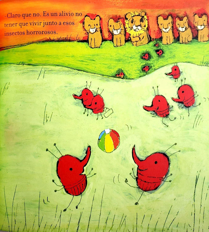 Libro Infantil El Leon Y Los Escarabajos Amalia Low