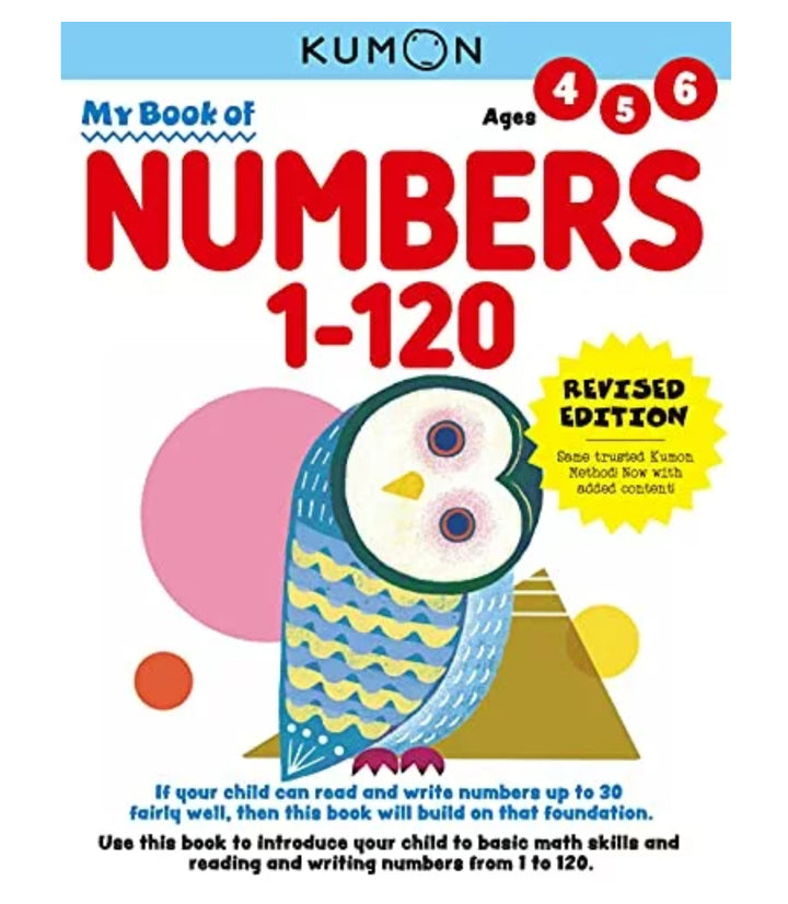 Libro Kumon Numeros Del 1 Al 120 En Ingles Para Niños