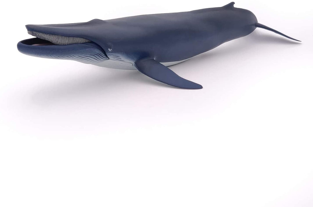 Figura Ballena Azul Grande Pintad a Mano