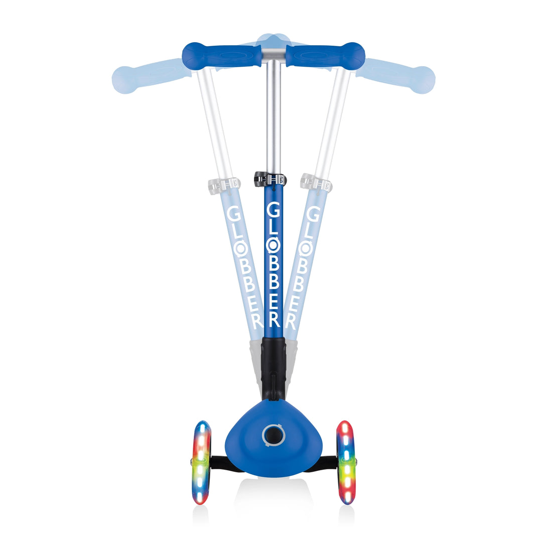 Patineta Globber Junior Con Luces Azul
