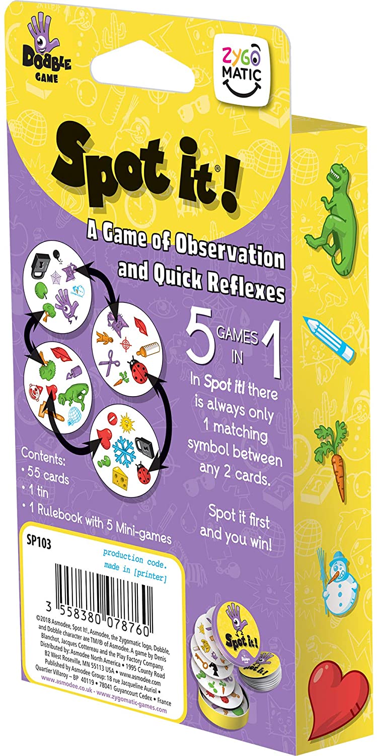 Juego De Mesa Dobble 5 en 1