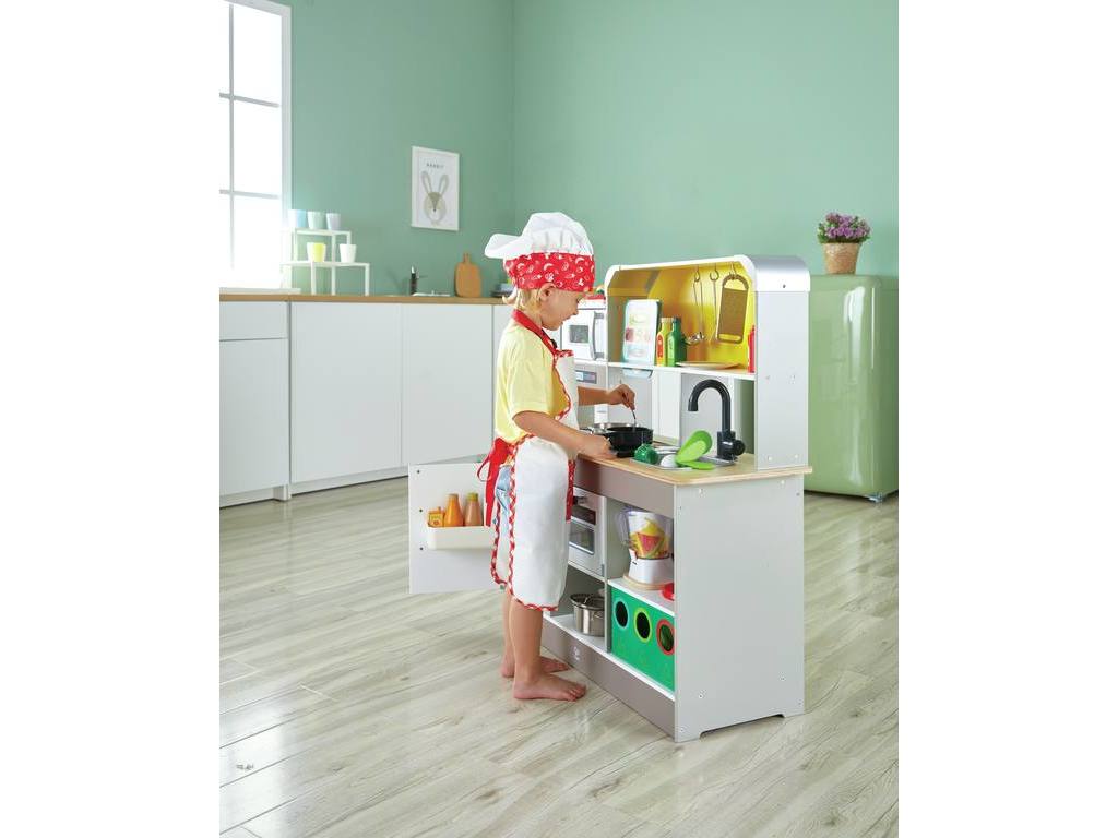 Cocina De Lujo en Madera Luces y Sonidos