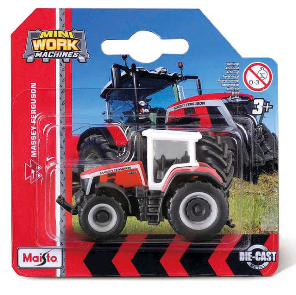 Tractor A Escala Massey Ferguson Rojo
