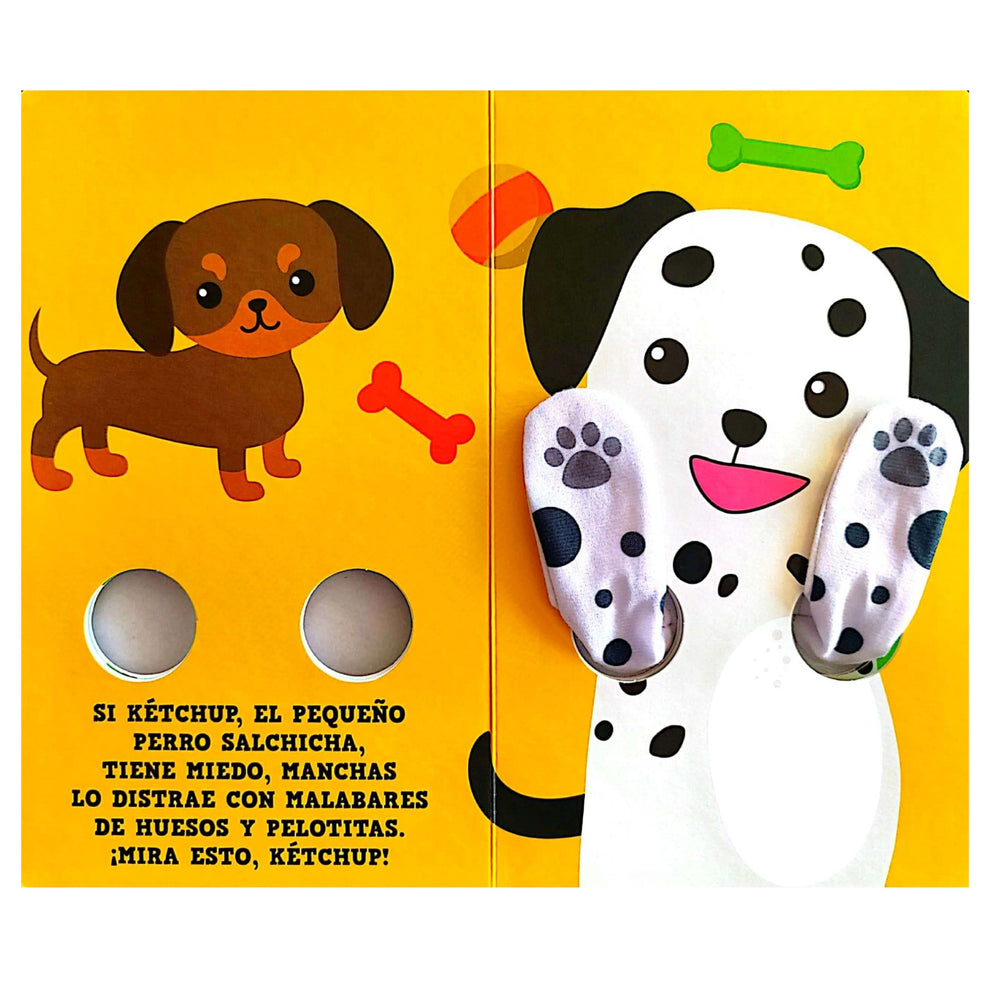 Libro Y Titere De Dedo Abrazos De Perro