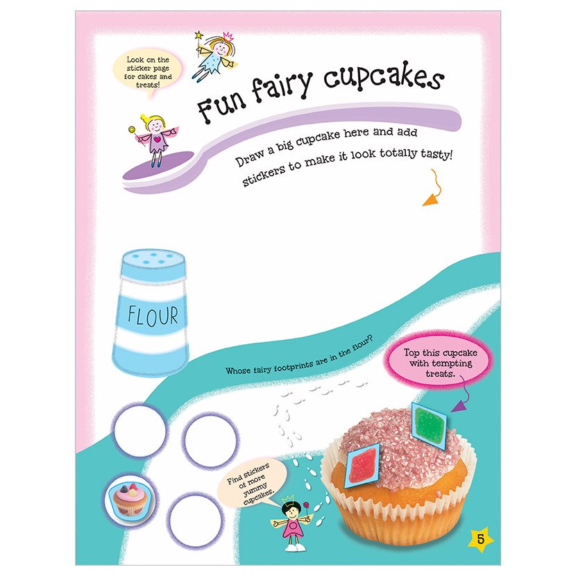 Libro De Actividades Stickers Para Niñas