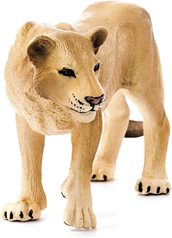 Figura Animales Leona Pintado A Mano