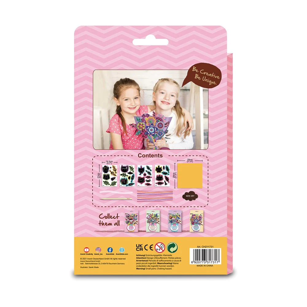 Set De Arte Marionetas Para Raspar Ramo De Gatitos