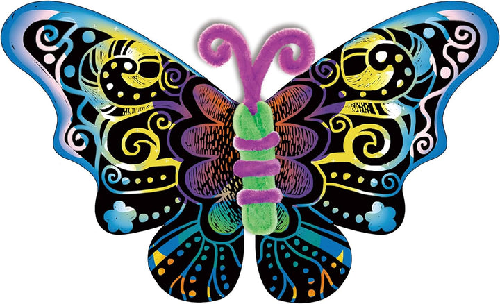 Set De Arte y Manualidades Para Raspar Mariposas
