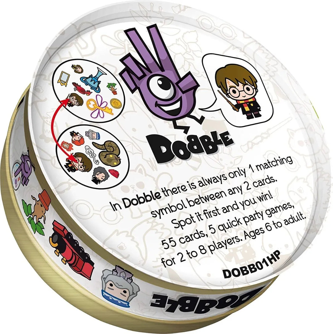 Juego De Mesa Dobble 5 En 1 Spot It Agilidad Harry Potter