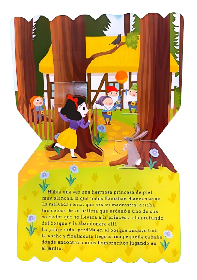 Libro Pop Up Blancanieves Y Los 7 Enanitos