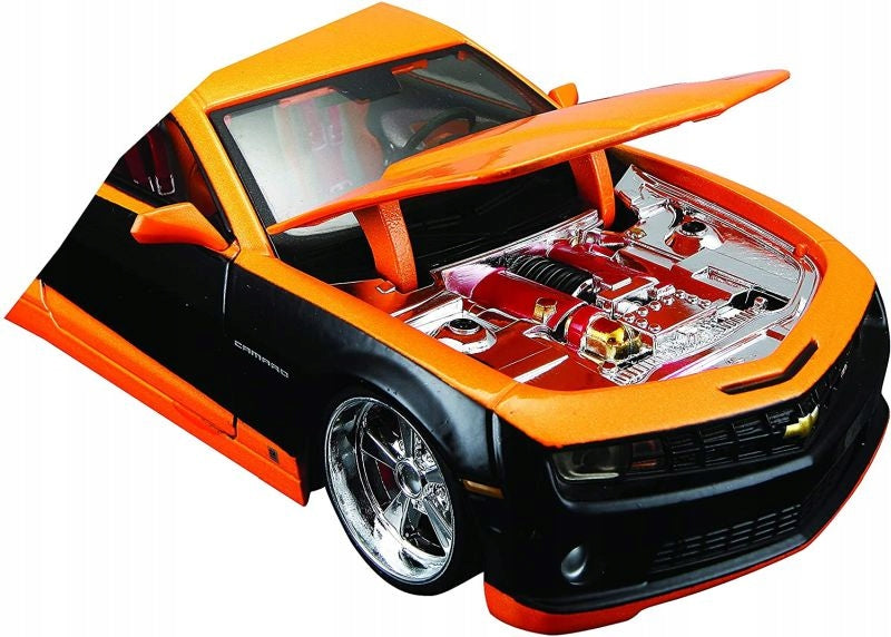 Carro A Escala 1/24 Chevrolet Camaro Ss Naranja Para Armar