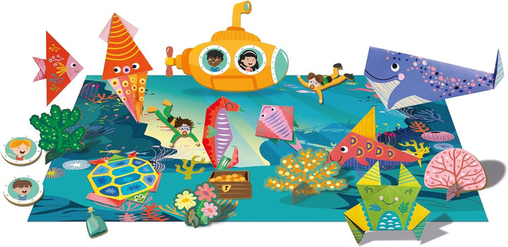Set De Arte Y Manualidades Origami Mundo Prehistórico