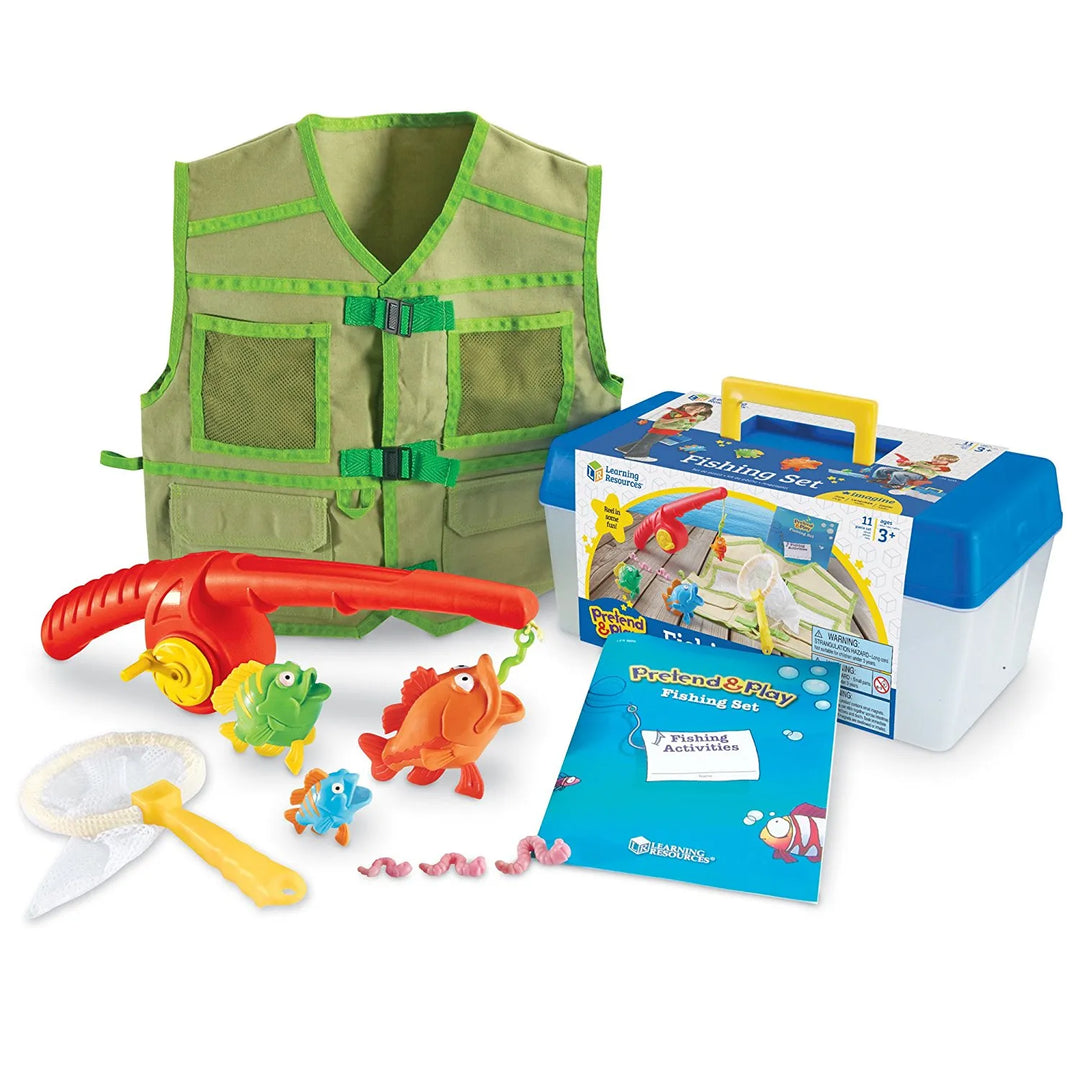 Juego De Pesca Magnético Con Chaleco Para Niños Niñas
