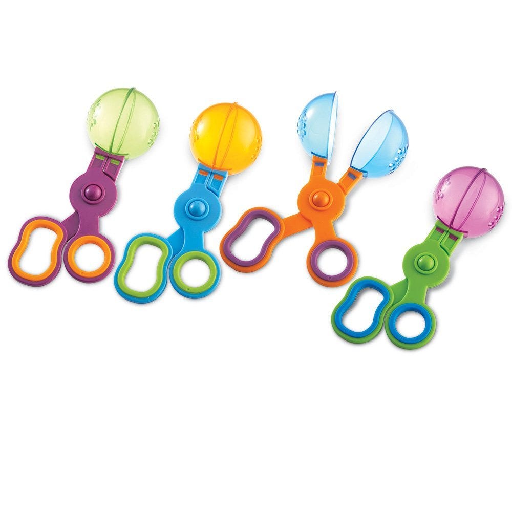 Pinza 1 Unidad Motricidad Fina Handy Scoopers  Morado