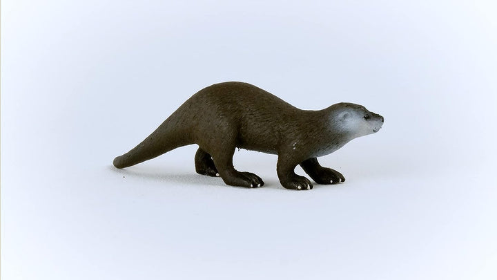 Figura Animales Nutria Pintado A Mano