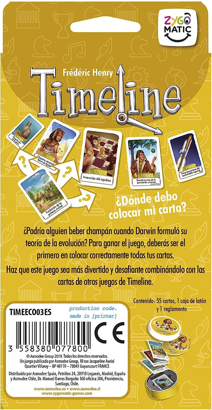 Juego De Mesa Timeline Clasico