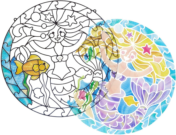 Set De Arte Disena Tus Vitrales Delfines