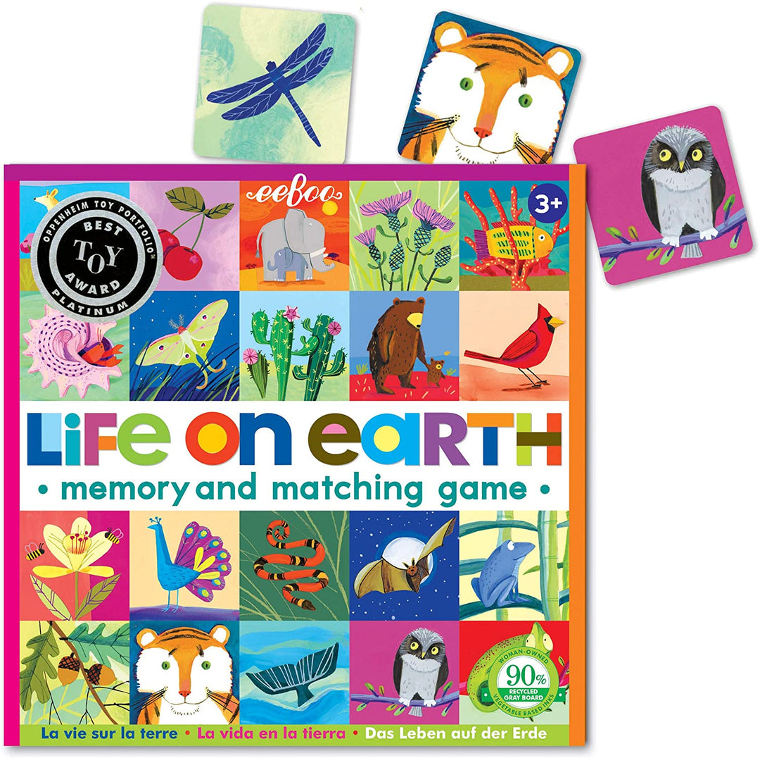 Juego De Memoria Vida En La Tierra Niños