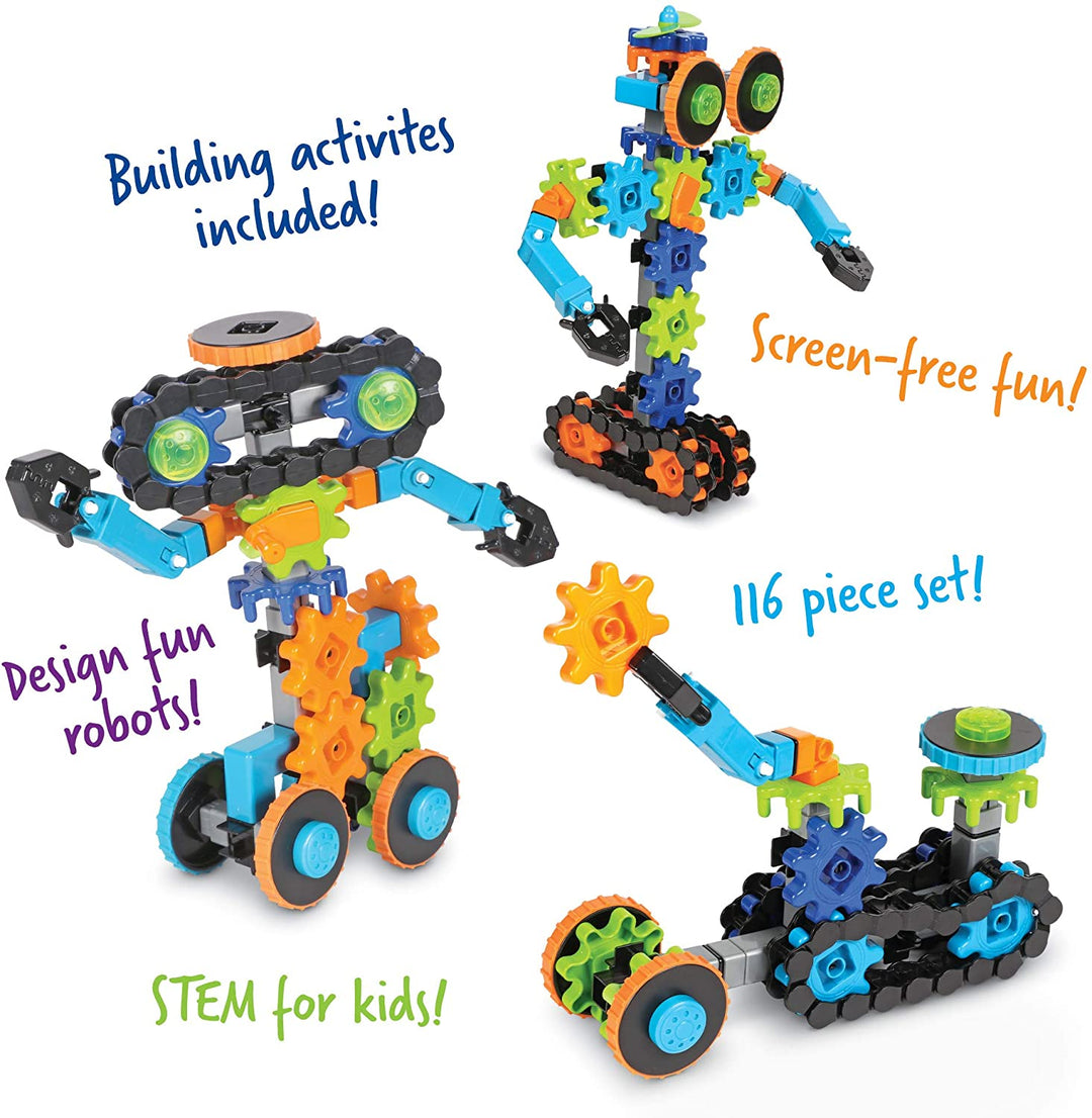 Juego de Engranajes Robots 116 Piezas Para Niños