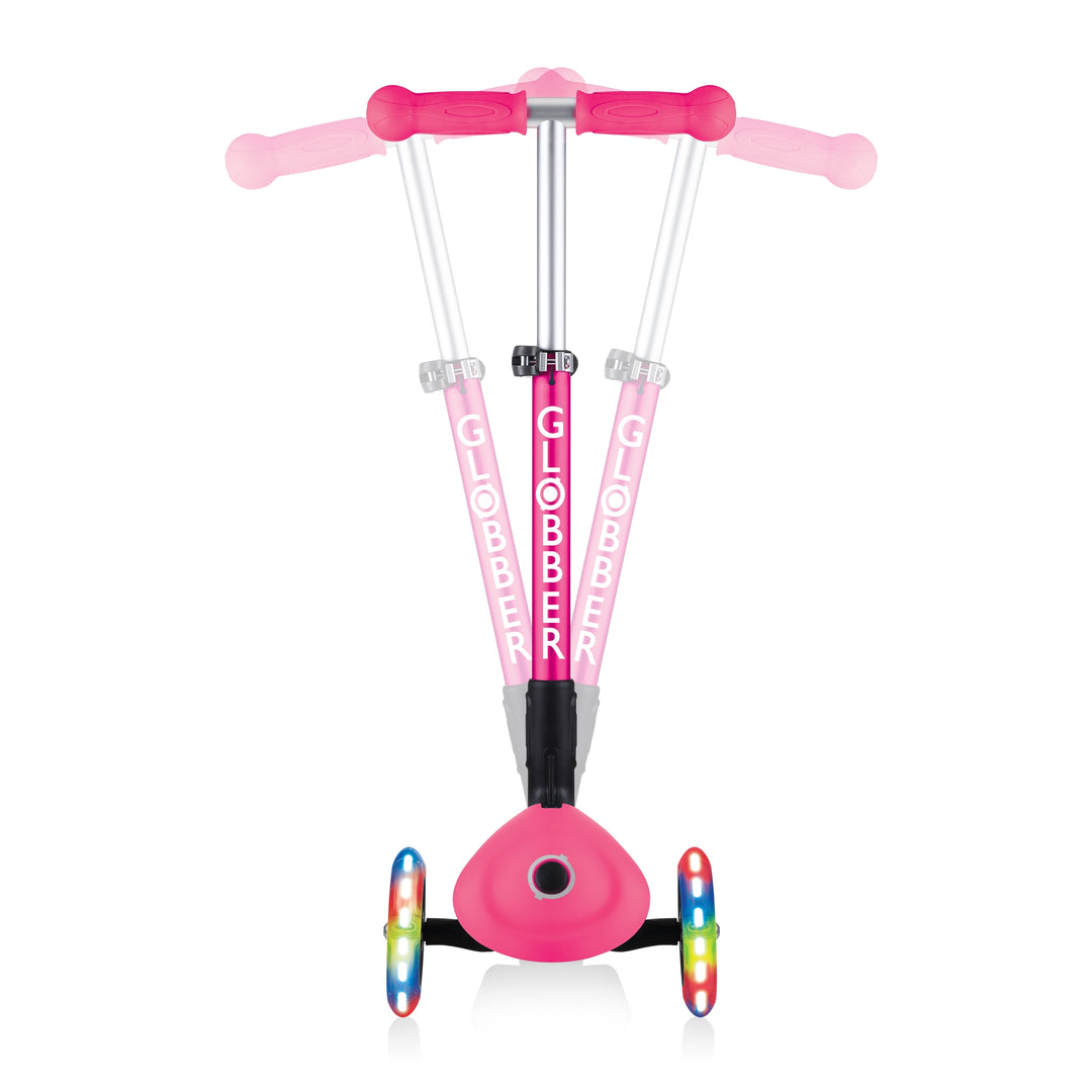 Patineta Globber Junior Con Luces Rosa
