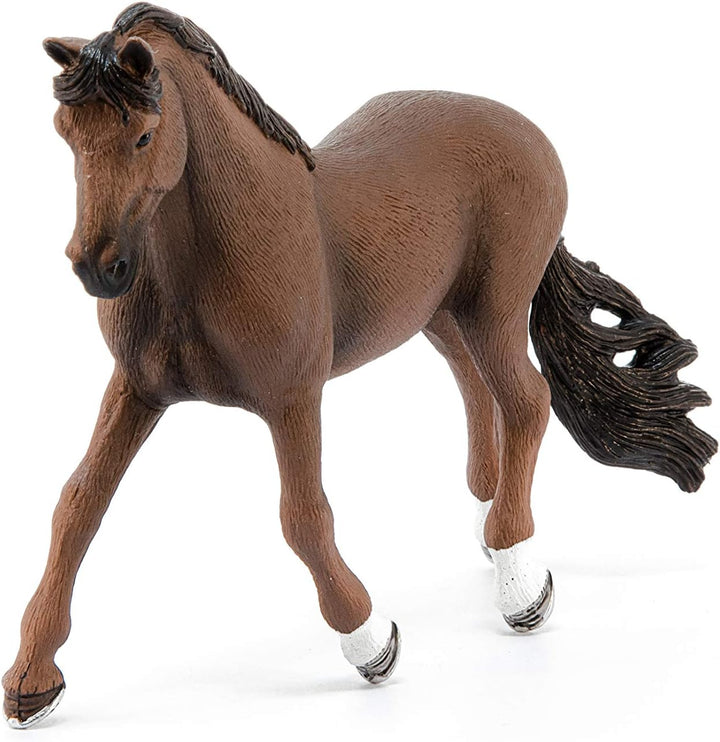 Figura Animales Caballo Trakehner Pintado A Mano