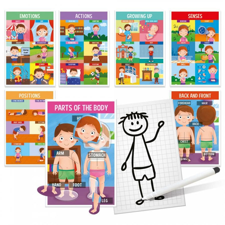 Juego Montessori Conoce EL Cuerpo Humano
