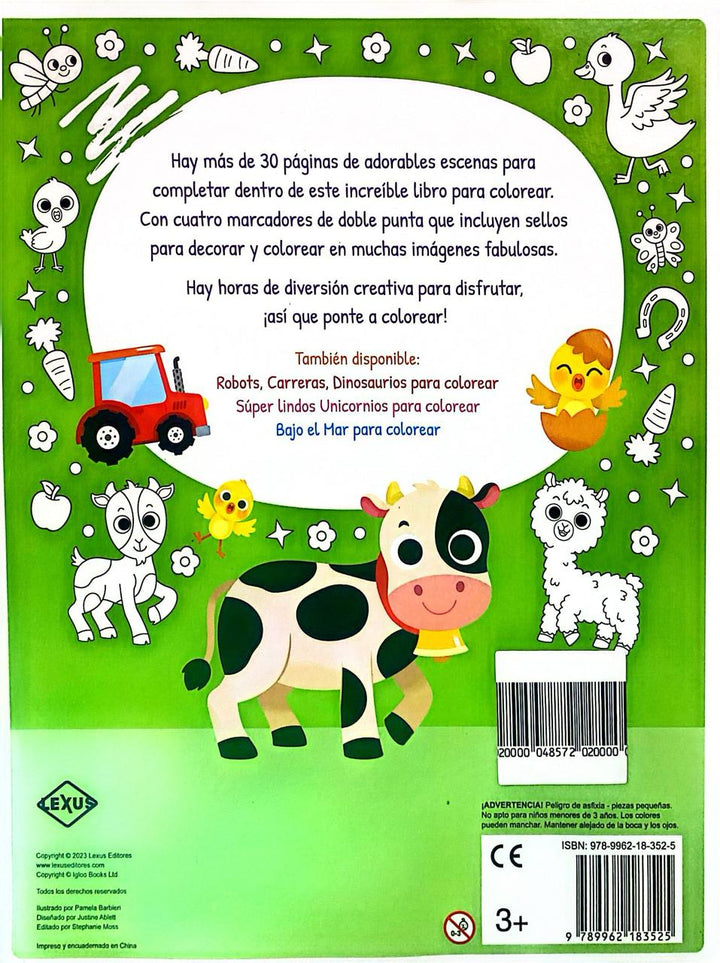 Libro Para Colorear Diversion En La Granja